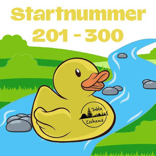 Startnummer Entenrennen 201-300