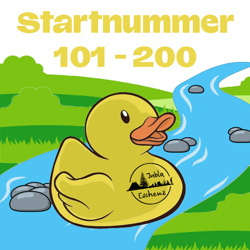 Startnummer Entenrennen 101-200